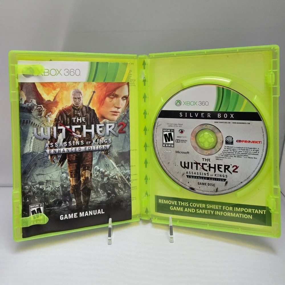 The Witcher 2 Assassins of Kings Enhanced Edition Silver Box(Xbox 360) CIB Works
